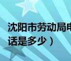 沈阳市劳动局电话是多少号（沈阳市劳动局电话是多少）