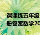 课课练五年级下册答案（53天天练五年级下册答案数学2021）