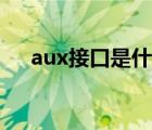 aux接口是什么意思（aux接口是什么）