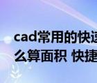 cad常用的快速计算面积命令（在cad里面怎么算面积 快捷键）