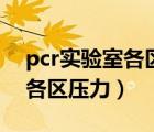 pcr实验室各区压力分别是多少（pcr实验室各区压力）