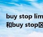 buy stop limit sell stop limit（buy limit和buy stop区别）