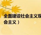 全面建设社会主义现代化强国（什么是社会主义 怎样建设社会主义）