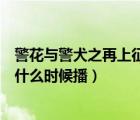 警花与警犬之再上征程啥时候开播（警花与警犬之再上征程什么时候播）