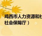 鸡西市人力资源和社会保障局官方网站（鸡西市人力资源和社会保障厅）