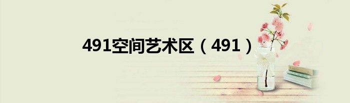 491空间艺术区（491）