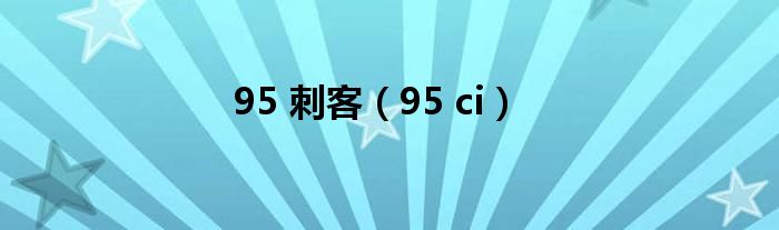 95 刺客（95 ci）