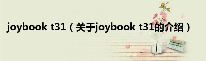 joybook t31（关于joybook t31的介绍）