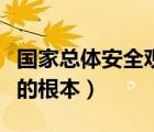 国家总体安全观根本性地位（国家总体安全观的根本）