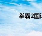 拳霸2国语在线观看高清完整版