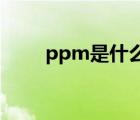 ppm是什么单位（www ppm cn）