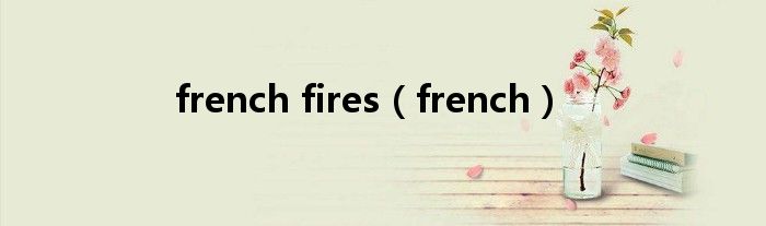 french fires（french）