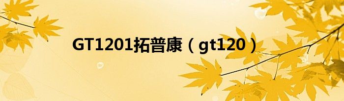 GT1201拓普康（gt120）