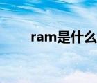 ram是什么意思小羊（ram是什么）