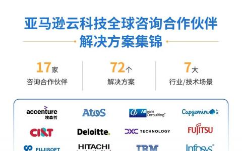 亚马逊云科技联动17家咨询合作伙伴，带来7本行业