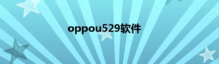 oppou529软件