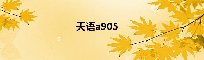 天语a905