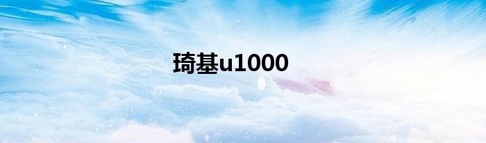 琦基u1000