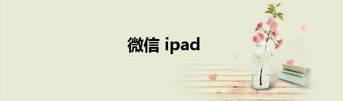 微信 ipad