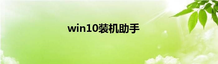 win10装机助手