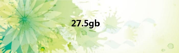 27.5gb