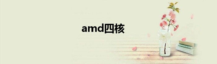 amd四核