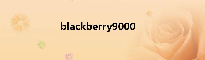 blackberry9000