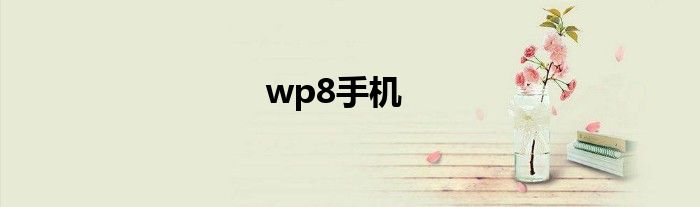 wp8手机