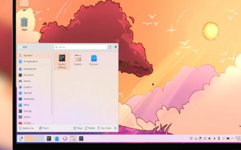 Linux桌面环境KDEPlas6收到错误修复更新6.0.4