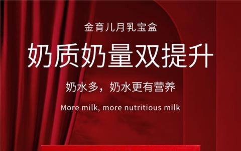 金育儿科学升级营养方案：月乳宝盒，助力宝妈产后恢复