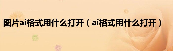 图片ai格式用什么打开（ai格式用什么打开）