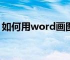 如何用word画图平面图（如何用word画图）