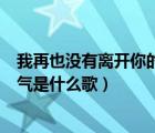 我再也没有离开你的勇气什么歌曲（我再也没有离开你的勇气是什么歌）