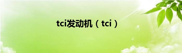 tci发动机（tci）