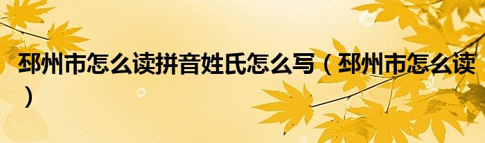 邳州市怎么读拼音姓氏怎么写（邳州市怎么读）