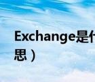 Exchange是什么意思（exchange是什么意思）