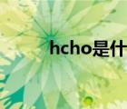 hcho是什么意思（hcho是什么）