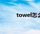 towel怎么读音（towel怎么读）