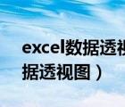 excel数据透视表求和项怎么设置（excel数据透视图）