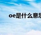 oe是什么意思结局（oem是什么意思）