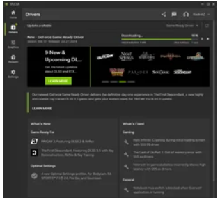 Nvidia GeForce Game Ready 驱动程序 556.12 为The First Descendant等游戏提供 DLSS 3.5 支持