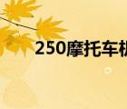 250摩托车机油多少升（250摩托车）