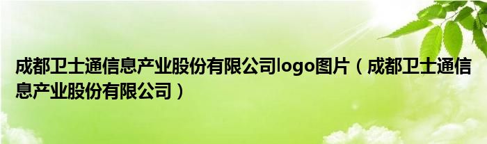 成都卫士通信息产业股份有限公司logo图片（成都卫士通信息产业股份有限公司）