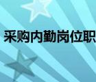 采购内勤岗位职责内容（采购内勤岗位职责）