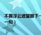 不畏浮云遮望眼下一句是只缘还是自缘（不畏浮云遮望眼下一句）