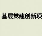 基层党建创新项目内容（基层党建创新项目）