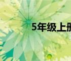 5年级上册英语书（5年级上册）