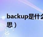 backup是什么意思英语（backup是什么意思）