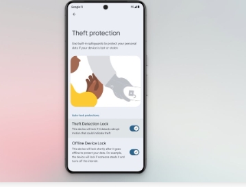 谷歌开始在Android上推出防盗检测锁离线设备锁和远程锁