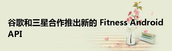 谷歌和三星合作推出新的 Fitness Android API